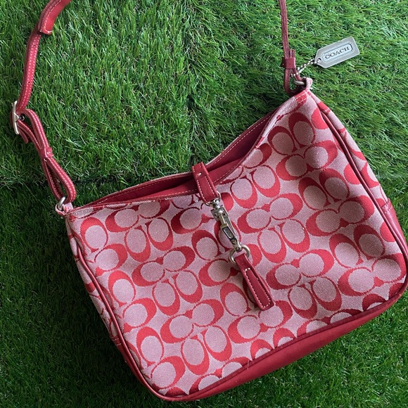 Coach Handbags - Red Coach shoulder bag